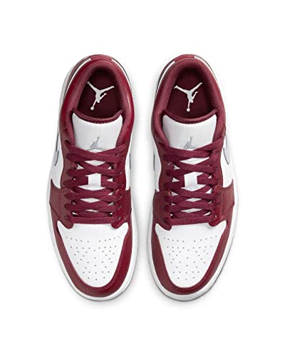 Image of Jordan Mens Air Jordan 1 Low 553558 615 Bordeaux - Size 9