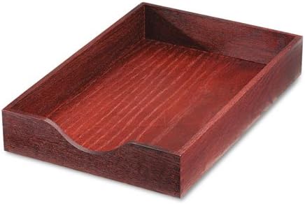 Carver - Hardwood Legal Stackable Desk Tray, Mahogany 07223 (DMi EA