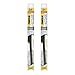 Price comparison product image Rain-X 810198 Latitude 2-In-1 Water Repellent Wiper Blades, 24" and 21" Windshield Wipers (Pack Of 2), Automotive Replacement Windshield Wiper Blades With Patented Rain-X Water Repellency Formula
