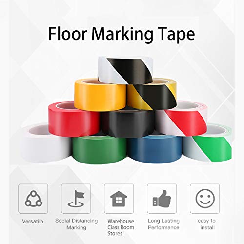 Apt, Multi Color Marking Tape, Premium Safety Marking And Dance Floor Splicing Tape, 6 Mil Thick (2"X 33Yds, 1 Roll, Orange) #TOP1