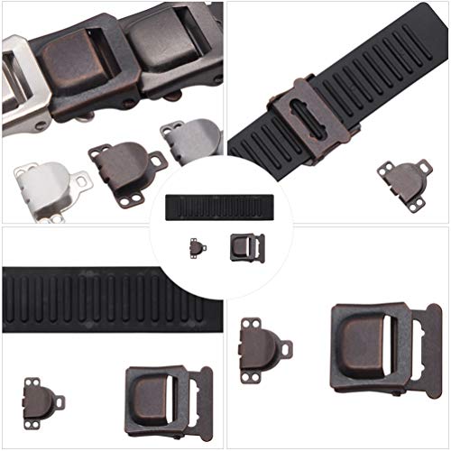 Amosfun 10 Conjuntos de Saia Ajustável Cintura Fivela Extensor Calças Elásticas Elásticas Ganchos Ci