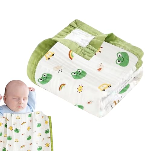 Générique Couverture en Gaze - Édredon pour Tout-Petits,Édit Lit Léger Respirant avec Motifs Enfantis - Tissu Doux pour Jeux, Voyages Et Chambre Bébé