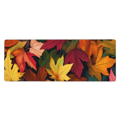 Tapis de souris d'automne pour le bureau et la maison décor automnal coloré