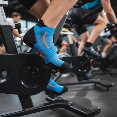 Image of Sockscarving Feel The Comfort Ankle Socks For Men Cotton, Gym Socks For Men WorkOut Breathable Low Cut Sports Socks With Heel Tab, Moisture Wicking, Pull On & Stretchable Free Size
