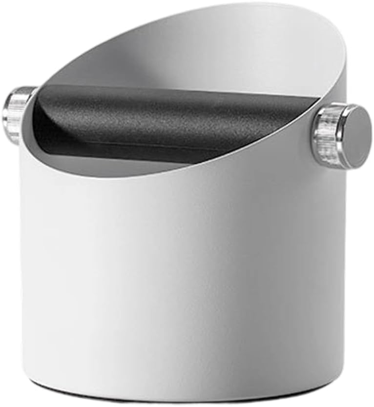 Coffee Box Stainless Steel Espresso Box Nonslip Ground Boxes Beveled Bin Kitchen