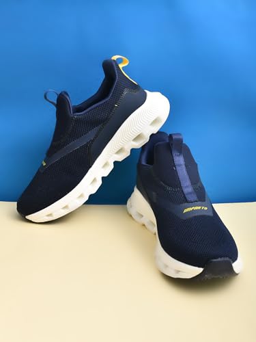 Image of Impakto Air Bounce Walking Shoes | Lightweight & Breathable Casual Shoes | Soft Cushioned Insole | Anti Skid Hexagonal Sole | Stylish Slip-in Fit System Shoes | Ideal for Walking, Gym & Casual Outing