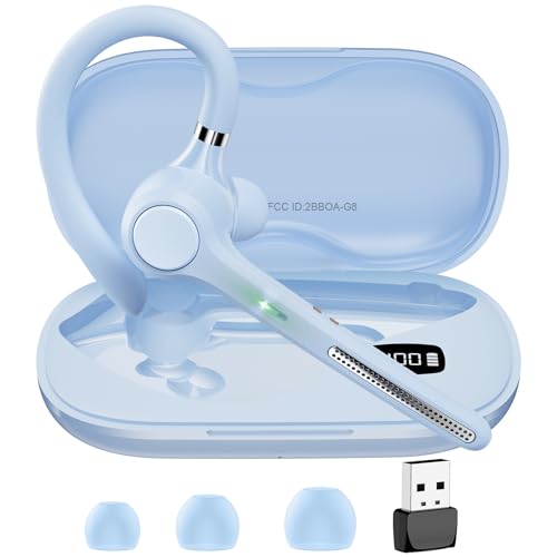 Ngsod Bluetooth Headset V5.4,USB Dongle Wireless Earpiece with Mic for Work - image 1