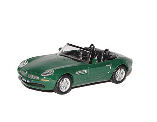 B-M-W Z8 Cabrio Offen Grün James Bond Auto 2000-2003 1/72 Cararama Modell Auto Cover