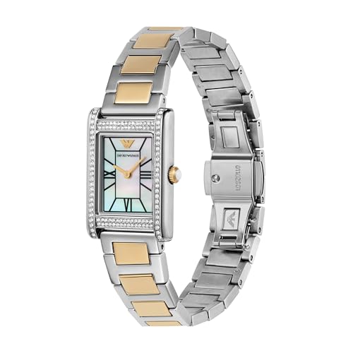 Image of Emporio Armani Analog Multicolor Dial Women's Brass Watch-AR11642