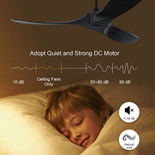 52inch-Outdoor-Ceiling-Fan-without-Light-Modern-Black-Ceiling-Fan-no-Light-Natural-Wood-3-Blade-Ceiling-Fan-with-Remote-Control-Indoor-Outdoor-Ceiling-Fans-for-Patios