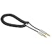 Produktbild Hama Aux Kabel AluLine mit Spiralkabel 1m (3,5 mm Klinkenkabel, Audio Kabel für Smartphone, MP3-Player, robustes, kleines Aluminiumgehäuse, Stereo Klinkenstecker 3,5 mm-3,5 mm, vergoldet) schwarz