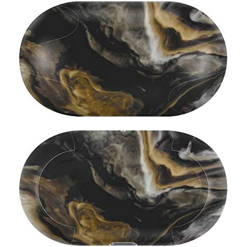 Skinit Decal Audio Skin Compatible with Samsung Galaxy Buds+ - Officially Licensed Originally Designed Gold Blush Marble Ink Design