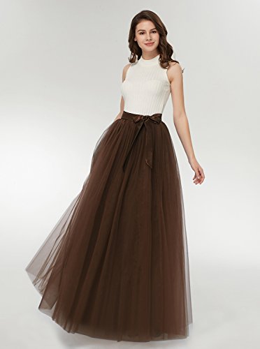 EllieHouse Womens Long Tutu Tulle Skirt PC282