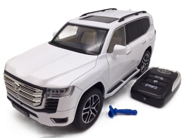 Amazon | 白 1/24 トヨタ ランドクルーザー 300 リモコン付き ヘッド 