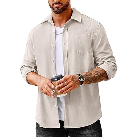 COOFANDY Men's Flannel Shirt Jacket Cover