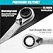 DURATECH 4-in-1 Reversible Ratcheting Box Wrench Set, Double Box End, Metric, 2-Piece, 8, 10, 12, 13 & 14, 15, 17, 19 mm, CR-V Steel, Matte Chrome Plated, with Rolling Pouch
