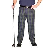 Black Watch - Pantaloni da golf, da uomo, in cotone
