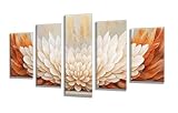 5 Pack Diamond Painting Kits Abstract Flower Large Diamond Painting Kits for Adults, Crystal Gems Arts and Crafts, DIY Full Drill Embroidery Paintings for Home Wall Decor 250x150cm/100x60in q-5949