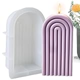 Résistant aux larmes et durable : construit avec du silicone de qualité supérieure, le moule de bougie arc-en-ciel est épais, résistant à la déchirure, pas facile à déformer, durable et résistant aux températures.