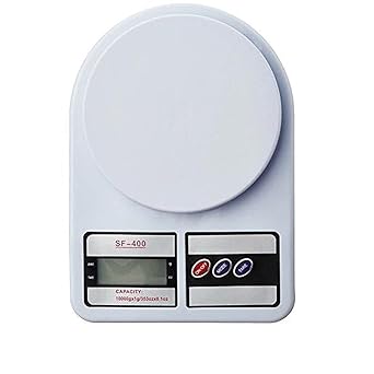 SAURABH DIGITAL KITCHEN SCALE Electronic Kitchen Digital Weighing Scale Portable Weighting Machine For Home Food Weight Machine(10 Kg - with Back Light) Sf-400 Pack Of 1