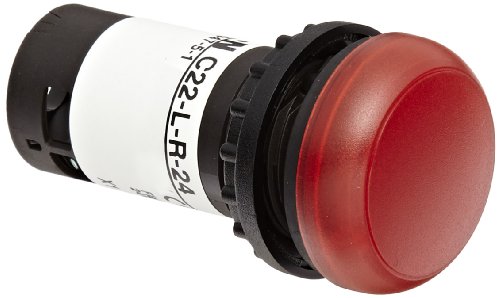 Luz indicadora Eaton C22-L-R-24 soluciona fallos de parpadeo en paneles de 24V