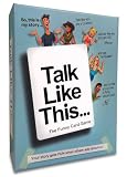 Talk Like This... 165 Card Conversation Game with a Surprise New Twist! Fun for Families, Kids, Teens, Adults...