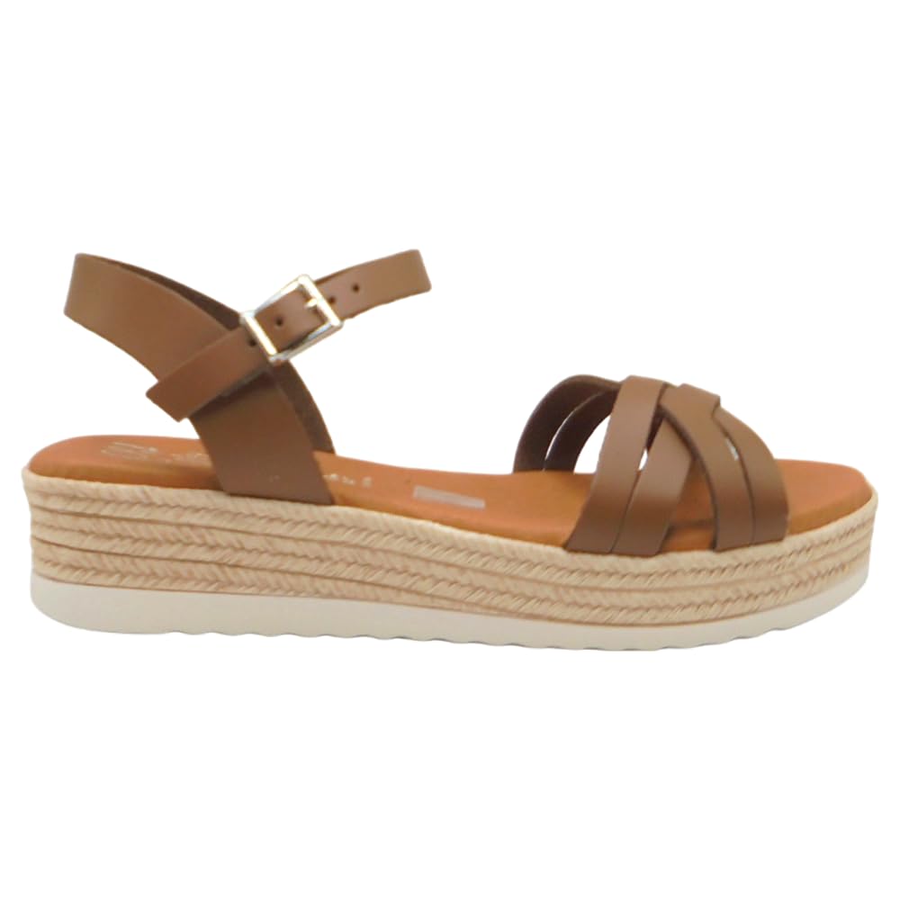 Oh! My Sandals - 6010 Zara Sandalias de Mujer cómodas con Plataforma Ligera y Plantilla Gel, Fabricadas en españa para: Mujer