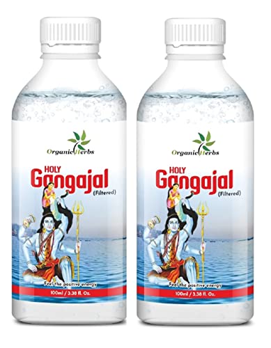 Billion Deals Pure Ganga Jal Agua Sagrada Gangajal 100 ml (Paquete de 2) Ceremonia Religiosa Energética Positiva Cover