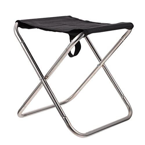 Toyvian 1Pc Portable Folding Camping Chair Lightweight Outdoor Fishing Stool with Durable Frame for Hiking Travel and Camping Activities Design