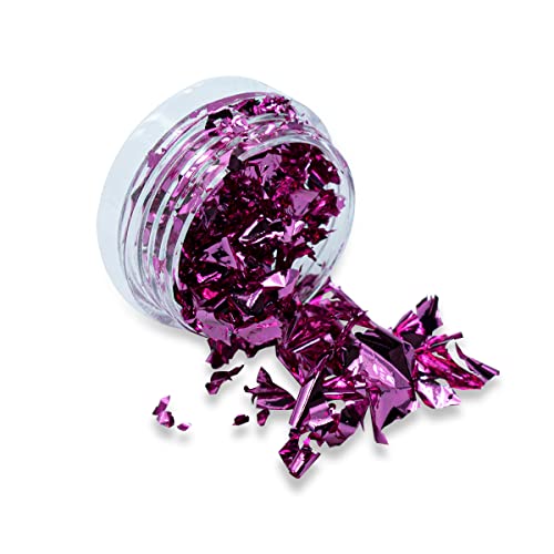 Kit 12 Folhas de Ouro para Encapsulamento e Decoração de Unhas Multicolor