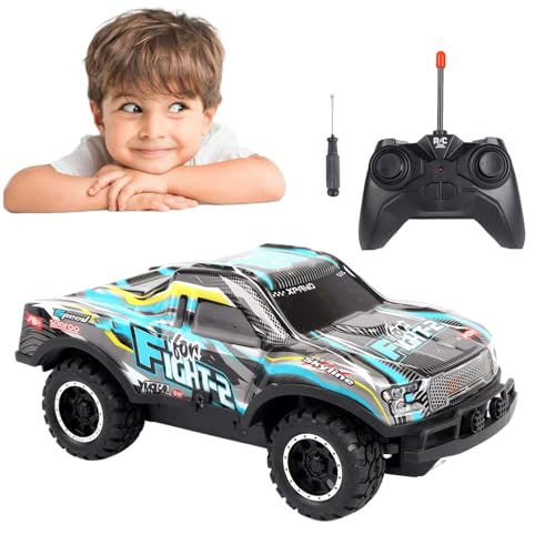 Vibhgtf Coche de juguete teledirigido – Atractivo juguete RC | Coche todoterreno a escala 1:24, rápido y maniobrable, ideal para cumpleaños de niña.