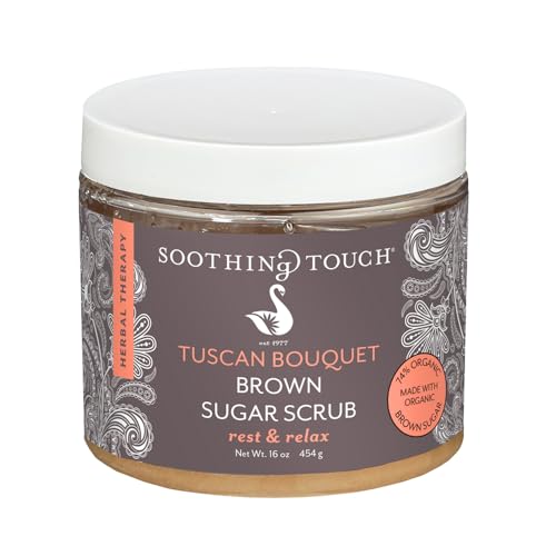 Image of Soothing Touch, Tuscan Bouquet Organic Brown Sugar Scrub, 16 oz