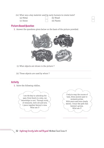 Image of Arihant Based on NCERT Textbook Social Science Workbook Exploring Society India and Beyond for Class 6 | With Activity Based Questions