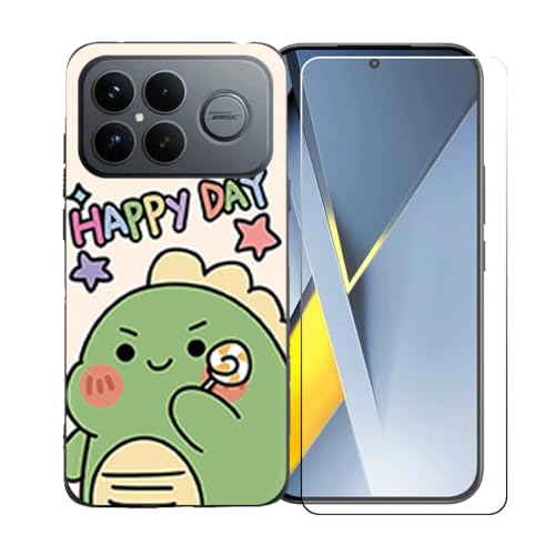 �pGUYAHANYER�P�[�X �K�p���� POCO F8 Ultra + �����K���X�X�N���[���ی�t�B���� �A���ȃ\�t�g�V���R���P�[�X�ی�TPU�J�o�[�̃P�[�X�J�o�[�p �K�p���� POCO F8 Ultra (6.9") - LLM49