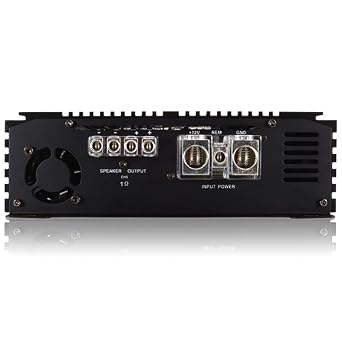 Sundown Audio SFB 4/5-Channel Class D Full Range Car Amplifier 1 Ohm, Brazilian Style Amp with Variable HPF/LPF, Bass Boost, Clipping Remote for Car & Marine Audio (SFB-1800.5-5-Channel)