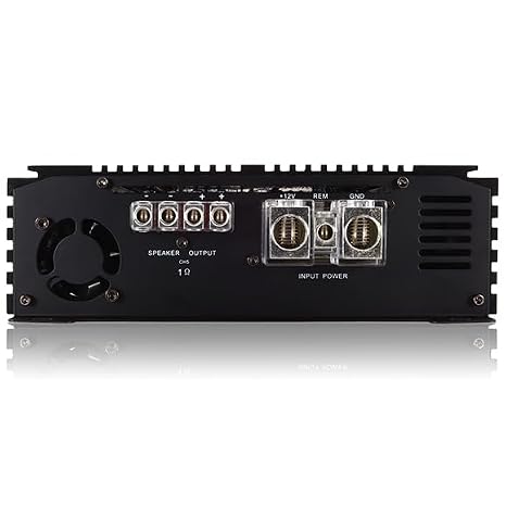 Sundown Audio SFB 4/5-Channel Class D Full Range Car Amplifier 1 Ohm, Brazilian Style Amp with Variable HPF/LPF, Bass Boost, Clipping Remote for Car & Marine Audio (SFB-1800.5-5-Channel)