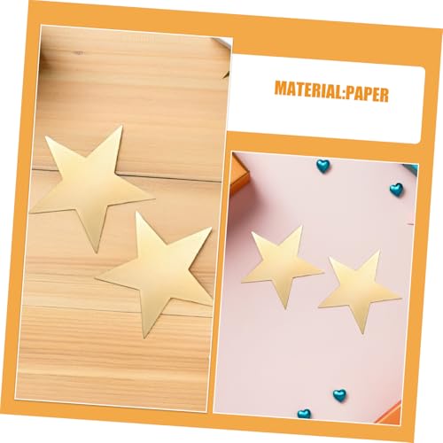 Recortes de estrellas grandes para manualidades de papel de cinco estrellas en pack de 60 4