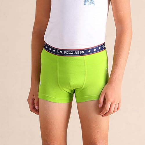 Image of U.S. Polo ASSN. Boy's Cotton Casual Style Trunks (Pack of 2)