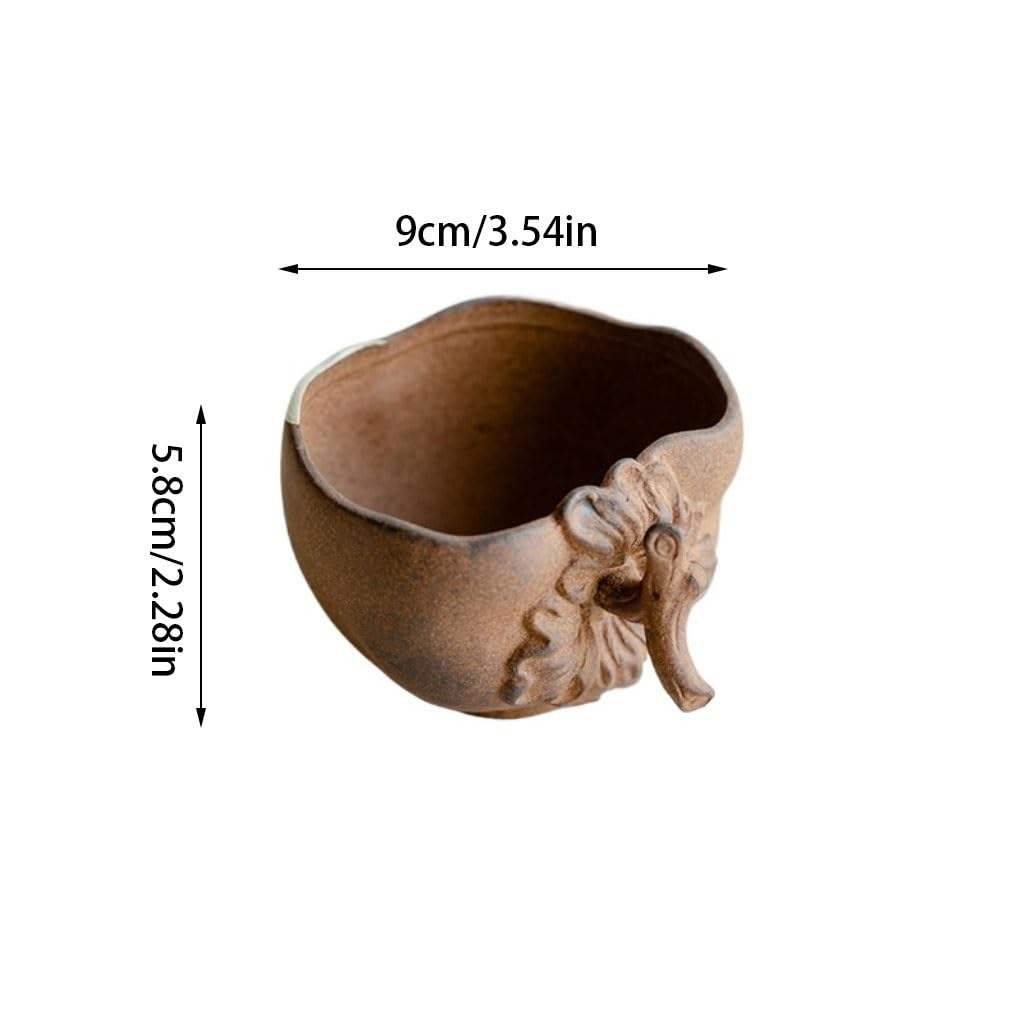 LAPADULA Infusore per il Tè Tazza da tè con manico creativo Tazza da tè semplice in stile cinese Tazza da caffè in ceramica Tazza da acqua personale Tazze da Tè