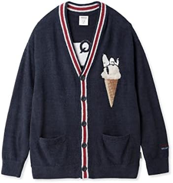 Gelato Pique PMNT232966 Peanuts Home Smooth Cardigan Men