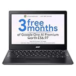 Acer Chromebook 311 CBOA311-1H Laptop - Intel Celeron N4500, 4GB, 64GB eMMC, Integrated Graphics, 11.6 HD, Chrome OS, Black