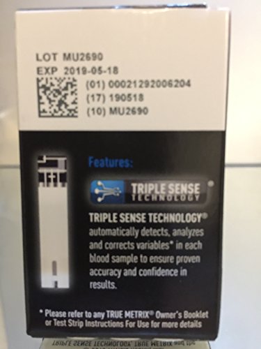 600 TRUE Metrix Blood Glucose Test Strips with Free Meter
