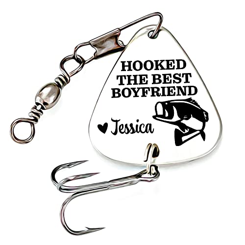 Sm Design Gift For Boyfriend Valentines Day Gift Hooked The Best Boyfriend Lure Gift Personalized Gift From Girlfriend Boyfriends Gift Valentines Day Bf-Bryson-Lure cover