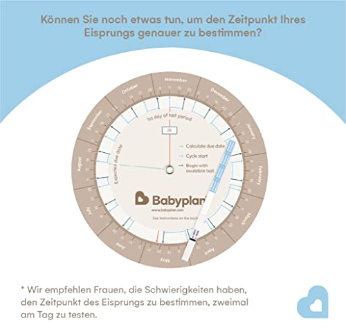 Ovulationstest von Babyplan – 21 Tests mit hoher Genauigkeit