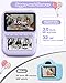 LETSHAHA Kids Instant Print Camera, 3.0-inch HD Screen 32MP Photo Instant Digital Camera Christmas Birthday Gifts Toys for Children Girls Boys Age 3-12 - Purple