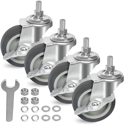 AAGUT 3 Inch Locking Caster Wheels Set Cover