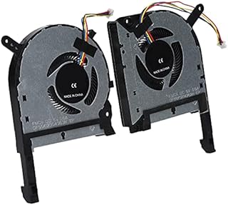 2 Pcs 4-Pin Aluminium Alloy Laptop CPU GPU Cooling Fans Heatsink Replacement,for ASUS TUF FX505 FX505ge FX505gm FX505dt FX705