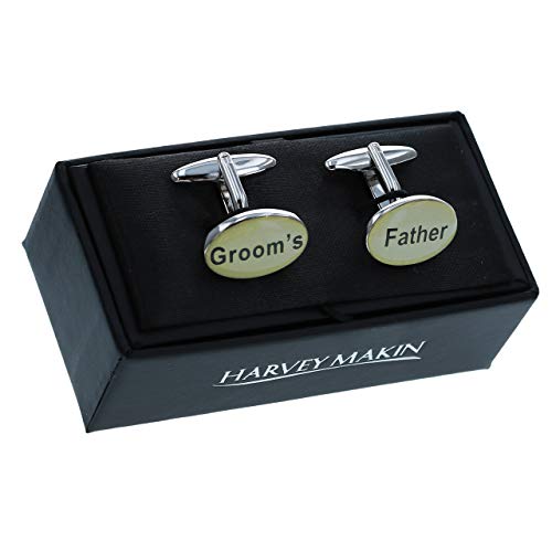 Groom's Vader Manchetknopen van Harvey Makin in Geschenkdoos - Image 3