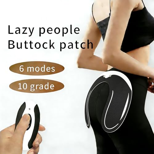 HENESE EMS Hüfttrainer,Hüfttrainer Elektro Stimulationsgerät,Trainingsgerät,zur Gezielten Stimulation der Po Muskulatur, 6 Modi und 10 Intensitätsstufen,für Workout Übung Fitness Pilates Yoga