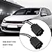 SING F LTD 2Pcs 2Pin Horn Connector Wire 20cm, 16Awg, 4D0971992, Compatible with VW, Compatible with Jetta